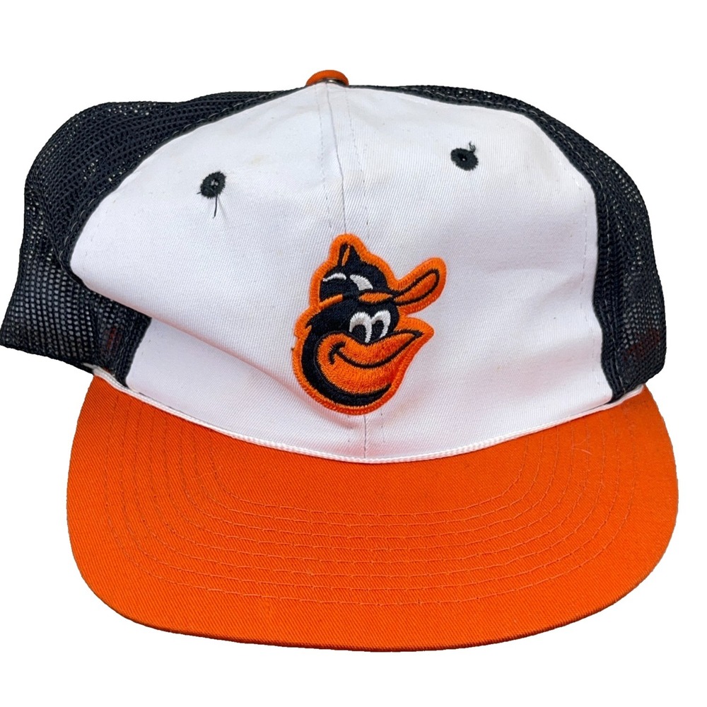 Vintage Baltimore Orioles Trucker Hat Cap Snapback Sports Specialties 90s Mesh